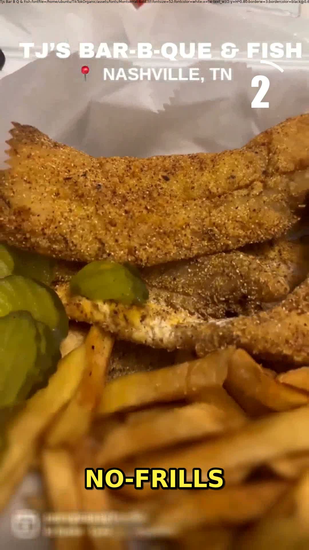 Tj's Bar B Q & Fish