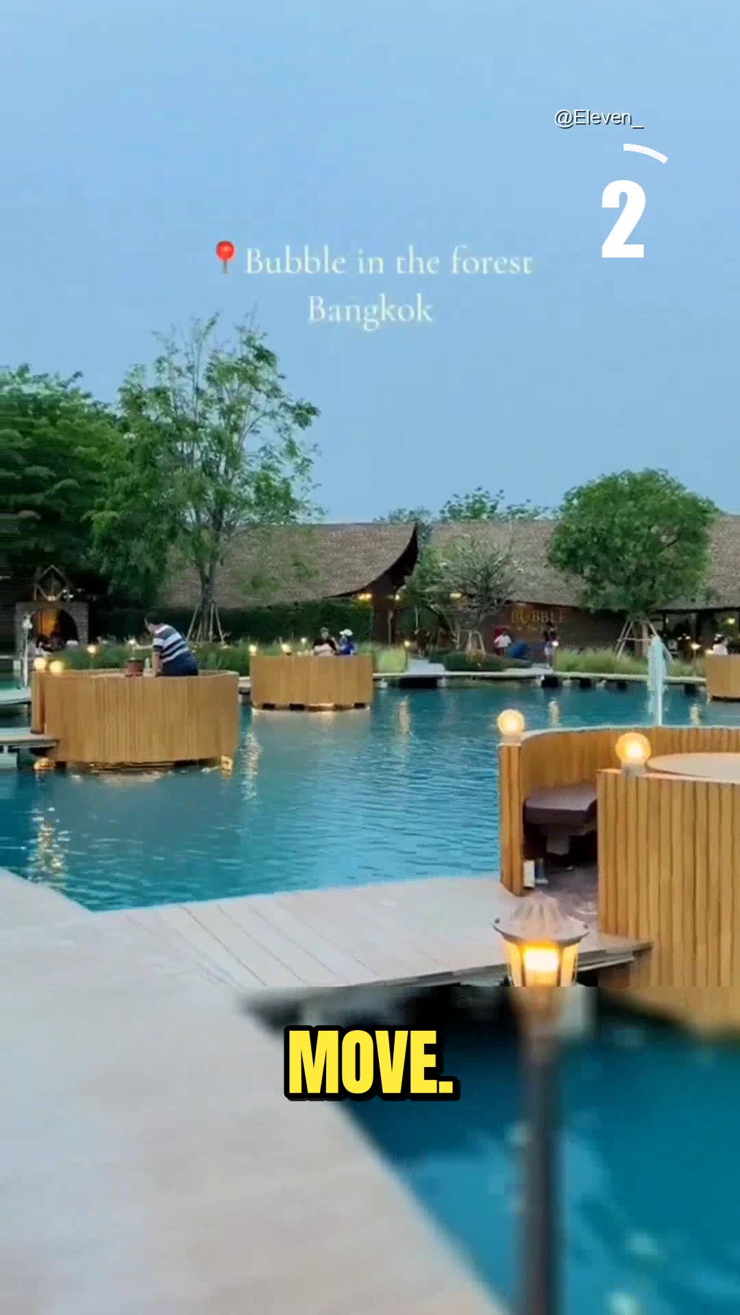 Bangkok bubble in the forest